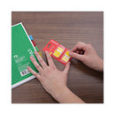 Universal Page Flags, Yellow, 50 Flags/Dispenser, 2 Dispensers/Pack