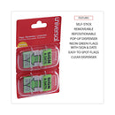 Universal Deluxe Message Arrow Flags, "Sign and Date", Green, 100/Pack