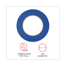 Universal Premium Blue Masking Tape with UV Resistance, 3" Core, 18 mm x 54.8 m, Blue, 2/Pack