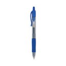 Pilot G2 Premium Gel Pen, Retractable, Extra-Fine 0.5 mm, Blue Ink, Smoke Barrel, Dozen