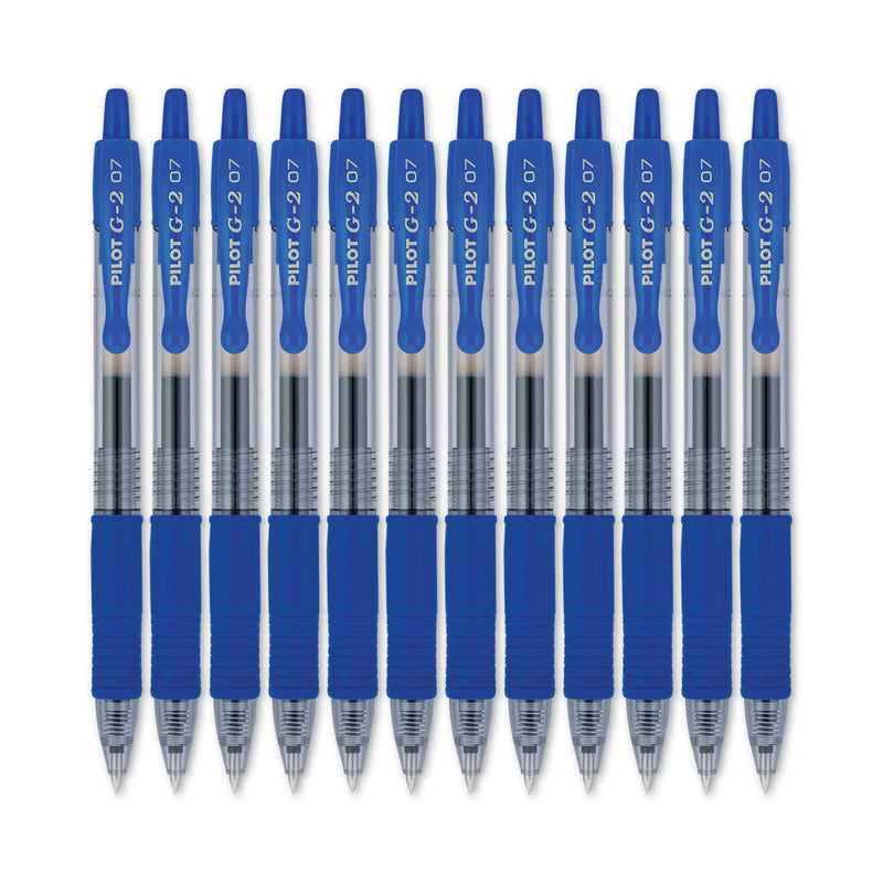Pilot G2 Premium Gel Pen Convenience Pack, Retractable, Fine 0.7 mm, Black Ink, Black Barrel, 36/Pack
