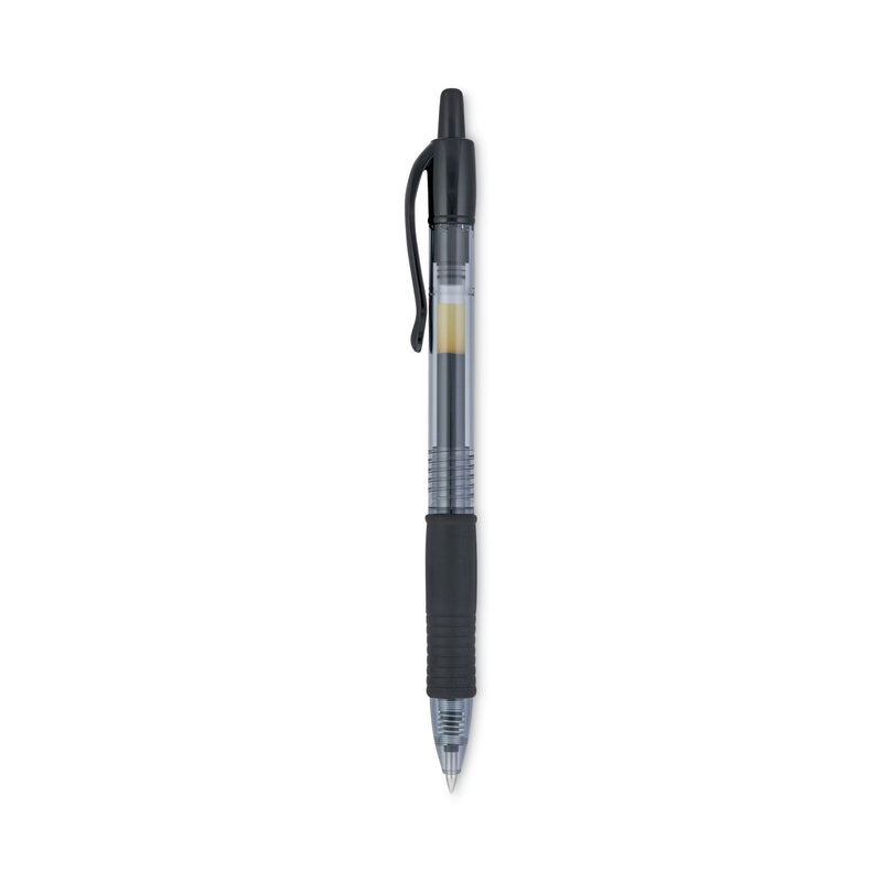 Pilot G2 Premium Gel Pen Convenience Pack, Retractable, Fine 0.7 mm, Black Ink, Black Barrel, 36/Pack