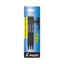 Pilot Refill for Pilot FriXion Erasable, FriXion Ball, FriXion Clicker and FriXion LX Gel Ink Pens, Fine Tip, Black Ink, 3/Pack