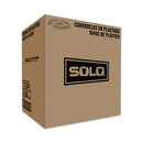 Dart Lift Back and Lock Tab Cup Lids for Foam Cups, Fits 8 oz Cups, White, 2,000/Carton