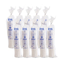 Dart Lift Back and Lock Tab Cup Lids, Fits 8 oz Cups, White, 100/Sleeve, 10 Sleeves/Carton