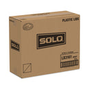 Dart Lift Back and Lock Tab Cup Lids, Fits 10 oz to 24 oz Cups, White, 100/Sleeve, 10 Sleeves/Carton