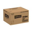 Dart SoloServe Flat-Top Dome Cup Lids, Fits 5 oz to 8 oz Containers, Clear, 50/Pack 20 Packs/Carton