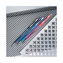 Pilot Better Ballpoint Pen, Retractable, Medium 1 mm, Black Ink, Smoke Barrel, Dozen