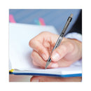 Pilot Better Ballpoint Pen, Retractable, Fine 0.7 mm, Black Ink, Smoke Barrel, Dozen