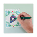 Pilot FriXion Clicker Erasable Gel Pen, Retractable, Fine 0.7 mm, Green Ink, Green Barrel, Dozen