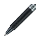 Pilot FriXion Clicker Erasable Gel Pen, Retractable, Extra-Fine 0.5 mm, Black Ink, Black Barrel, Dozen