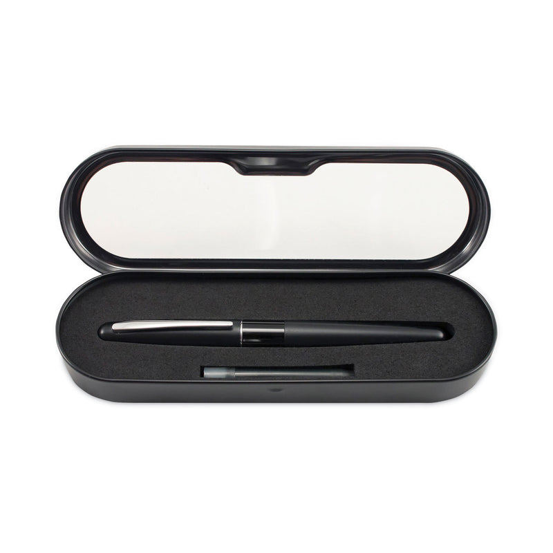Pilot MR Metropolitan Collection Fountain Pen, Medium 1 mm, Black Ink, Black