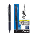 Pilot FriXion Clicker Erasable Gel Pen, Retractable, Fine 0.7 mm, Navy Ink, Navy Barrel