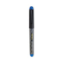 Pilot Varsity Fountain Pen, Medium 1 mm, Blue Ink, Gray Pattern Wrap