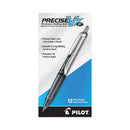 Pilot Precise V7RT Roller Ball Pen, Retractable, Fine 0.7 mm, Black Ink, Black Barrel