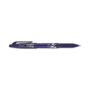 Pilot FriXion Ball Erasable Gel Pen, Stick, Fine 0.7 mm, Blue Ink, Blue Barrel