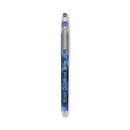 Pilot Precise P-500 Gel Pen, Stick, Extra-Fine 0.5 mm, Blue Ink, Blue Barrel, Dozen