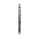 Pilot Precise P-500 Gel Pen, Stick, Extra-Fine 0.5 mm, Black Ink, Black Barrel, Dozen