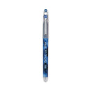 Pilot Precise P-700 Gel Pen, Stick, Fine 0.7 mm, Blue Ink, Blue Barrel, Dozen