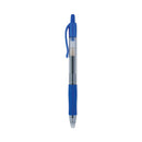 Pilot G2 Premium Gel Pen Convenience Pack, Retractable, Extra-Fine 0.38 mm, Blue Ink, Clear/Blue Barrel, Dozen