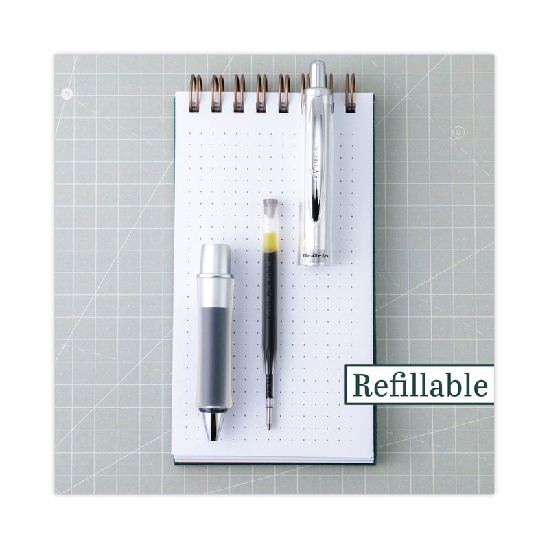 Pilot Refill for Pilot Dr. Grip Center of Gravity Ballpoint Pens, Medium Conical Tip, Black Ink, 2/Pack