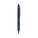 Pilot FriXion Clicker Erasable Gel Pen, Retractable, Fine 0.7 mm, Navy Ink, Navy Barrel