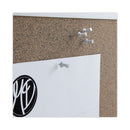 GEM Aluminum Head Push Pins, Aluminum, Silver, 0.63", 100/Box