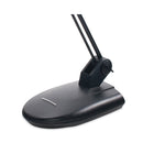 Ledu High-Output Three-Level Halogen Desk Lamp, 6.75"w x 9"d x 20.25"h, Matte Black