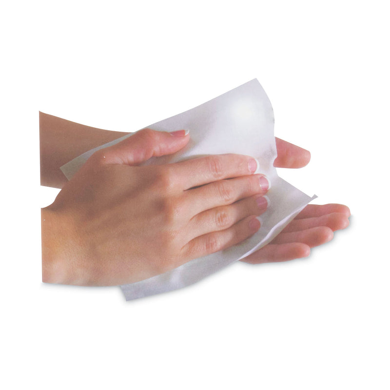 Read Right Ink Away Hand Cleaning Pads, Cloth, 5 x 7, White, 72/Pack