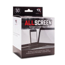 Read Right AllScreen Screen Cleaning Kit, 50 Individually Wrapped Presaturated Wipes, 1 Microfiber Cloth/Box