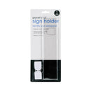 Advantus Panel Wall Sign Name Holder, Acrylic, 9 x 2, Clear