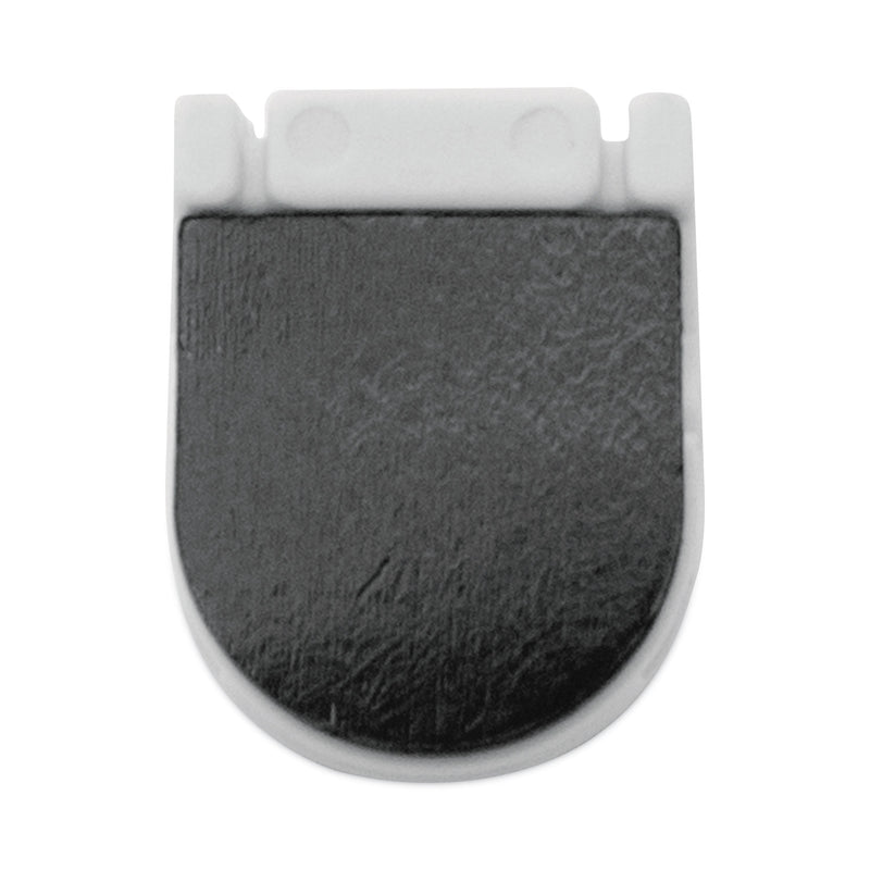 Advantus Magnetic/Adhesive Clips, 0.25" Jaw Capacity, White, 20/Box