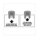 Advantus Grip-A-Clip Magnetic/Adhesive Clips, 0.13" Jaw Capacity, Gray, 10/Box