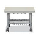 Safco Underdesk Printer/Fax Stand, Engineered Wood, 2 Shelves, 19" x 16" x 13.5", Gray