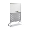 Safco Rumba Whiteboard Screen Accessories, Eraser Tray, 12.25 x 3.5 x 2.25, Magnetic Mount, Silver