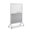 Safco Rumba Whiteboard Screen Accessories, Eraser Tray, 12.25 x 3.5 x 2.25, Magnetic Mount, Silver