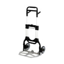 Safco Stow-Away Heavy-Duty Hand Truck, 500 lb Capacity, 23 x 24 x 50, Aluminum