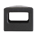 Safco Canmeleon Ash/Trash Receptacle, Square, Polyethylene, 15 gal, Textured Black