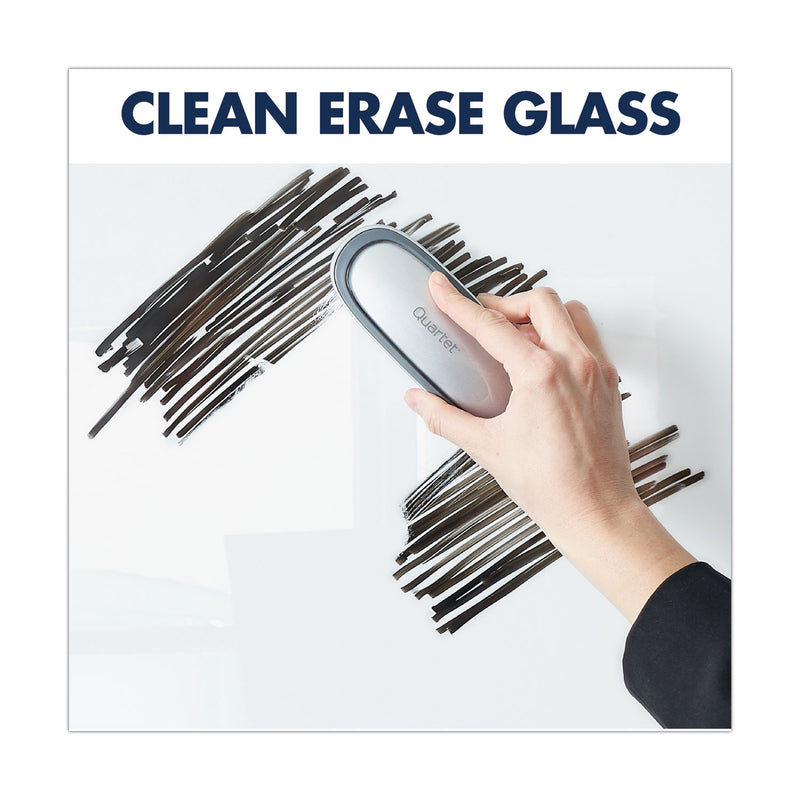 Quartet Brilliance Glass Dry-Erase Boards, 36 x 24, White Surface
