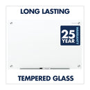 Quartet Brilliance Glass Dry-Erase Boards, 36 x 24, White Surface
