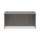 Alera Valencia Series Straight Front Desk Shell, 59.13" x 29.5" x 29.63", Gray