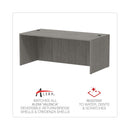 Alera Valencia Series Straight Front Desk Shell, 71" x 35.5" x 29.63", Gray