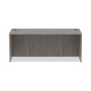 Alera Valencia Series Straight Front Desk Shell, 71" x 35.5" x 29.63", Gray