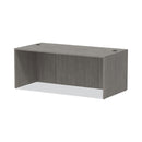 Alera Valencia Series Straight Front Desk Shell, 71" x 35.5" x 29.63", Gray