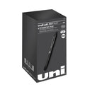 uniball 207 Plus+ Gel Pen, Retractable, Medium 0.7 mm, Black Ink, Black Barrel, 36/Pack