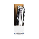 Bankers Box Stor/File Corrugated Magazine File, 4 x 9.25 x 11.75, White, 12/Carton