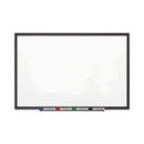 Quartet Classic Porcelain Magnetic Whiteboard, 72 x 48, Black Aluminum Frame