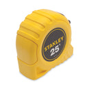 Stanley Bostitch Power Return Tape Measure, Plastic Case, 1" x 2 5ft, Yellow