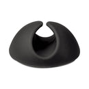 RCA One Channel Cable Holder, 1" x 1", Black, 6/Pack