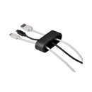 RCA Multi Channel Cable Holder, 2" x 2", Black